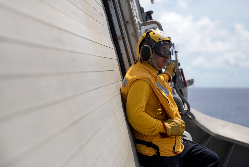 USS Tulsa Flight Operations