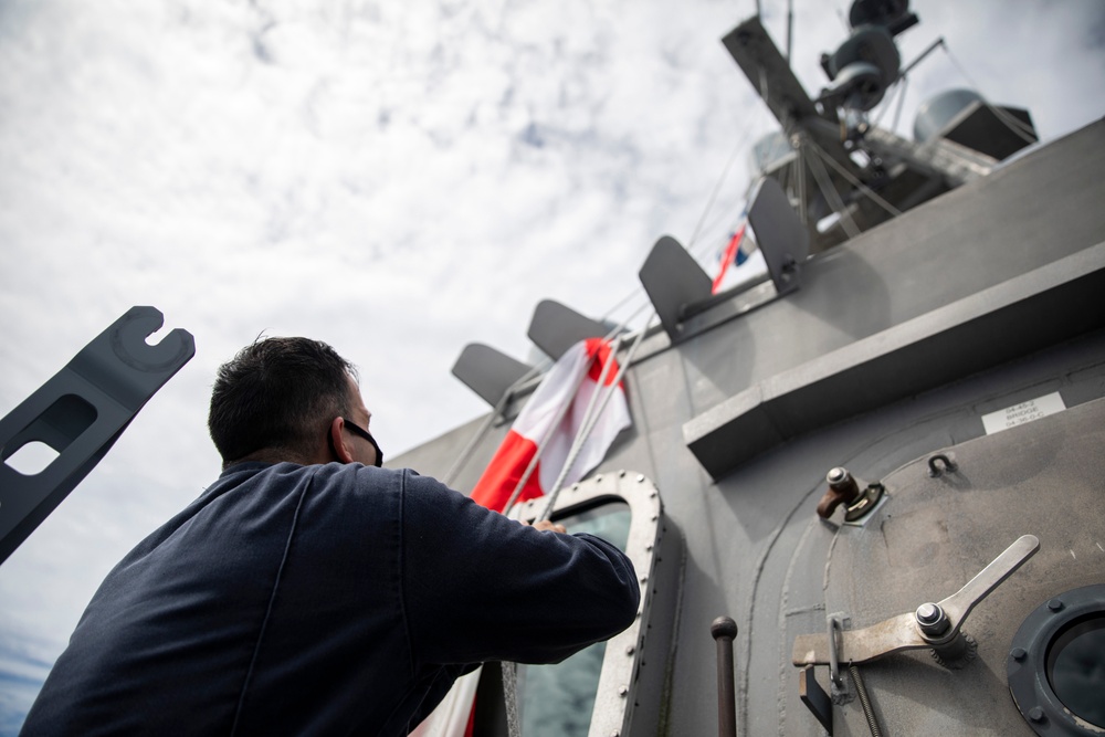 USS Tulsa Sea and Anchor