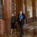 The Honorable Christine Wormuth and Markus Soeder Walk Into the Bavarian Streamer Ceremony