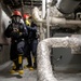 USS Tulsa Fire Fighting Drill