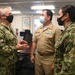New Reserve Vice Commander of U.S. 4th Fleet Speaks to a Foreign Liaison Officer and a Flag Aide During U.S. Navy Birthday Celebration