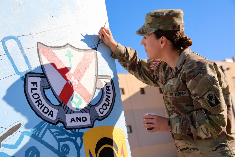 Florida Guard leaves their mark on Fort Bliss