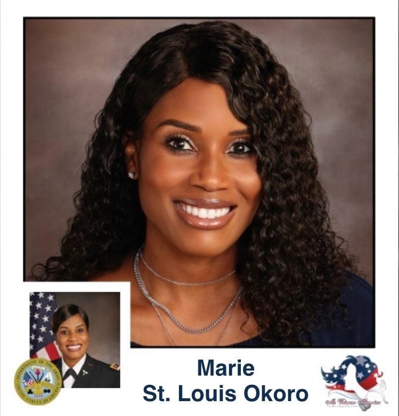 Army Medicine Soldier Maj. Marie St. Louis Okoro Places in the top 10 of the Ms. Veteran America Competition 2021