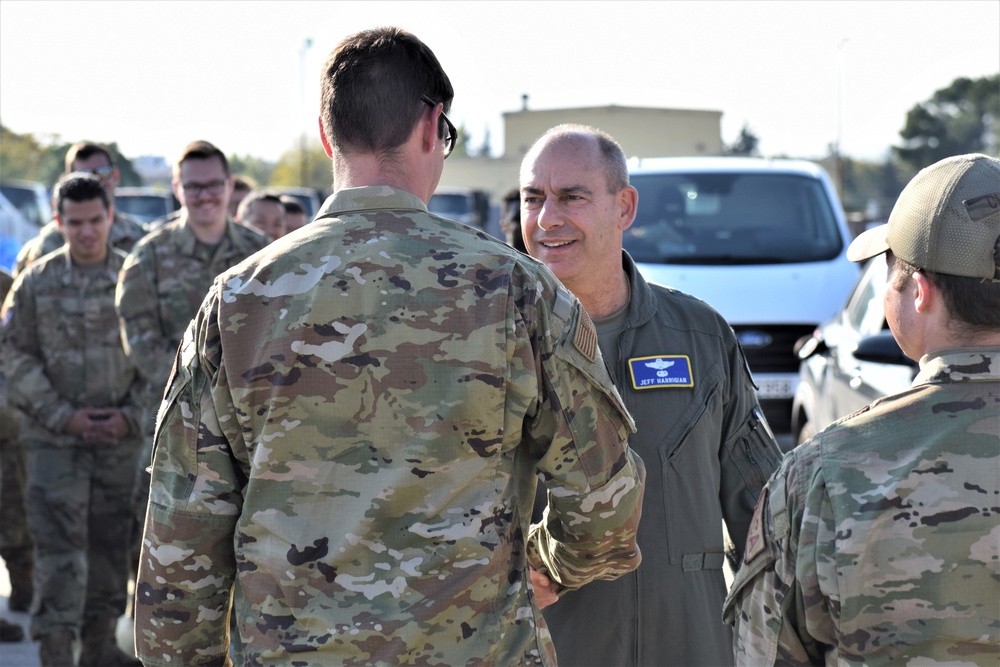NATO Allied Air Command, USAFE commander visits Castle Forge