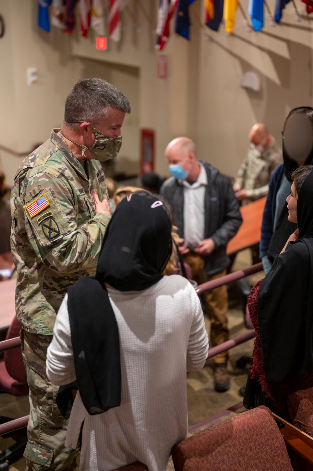 Afghan evacuees express gratitude to TF McCoy