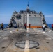 USS Billings Sailors Respond to a Simulated Fire During Crash and Salvage Drill