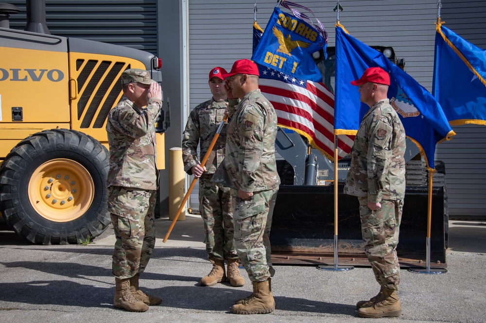 200th REDHORSE Change of Command