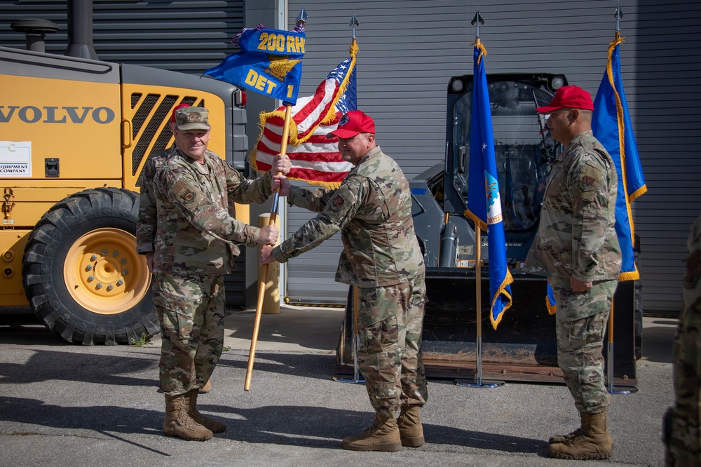 200th REDHORSE Change of Command