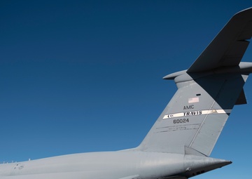 Travis AFB loads humanitarian cargo at JB Charleston
