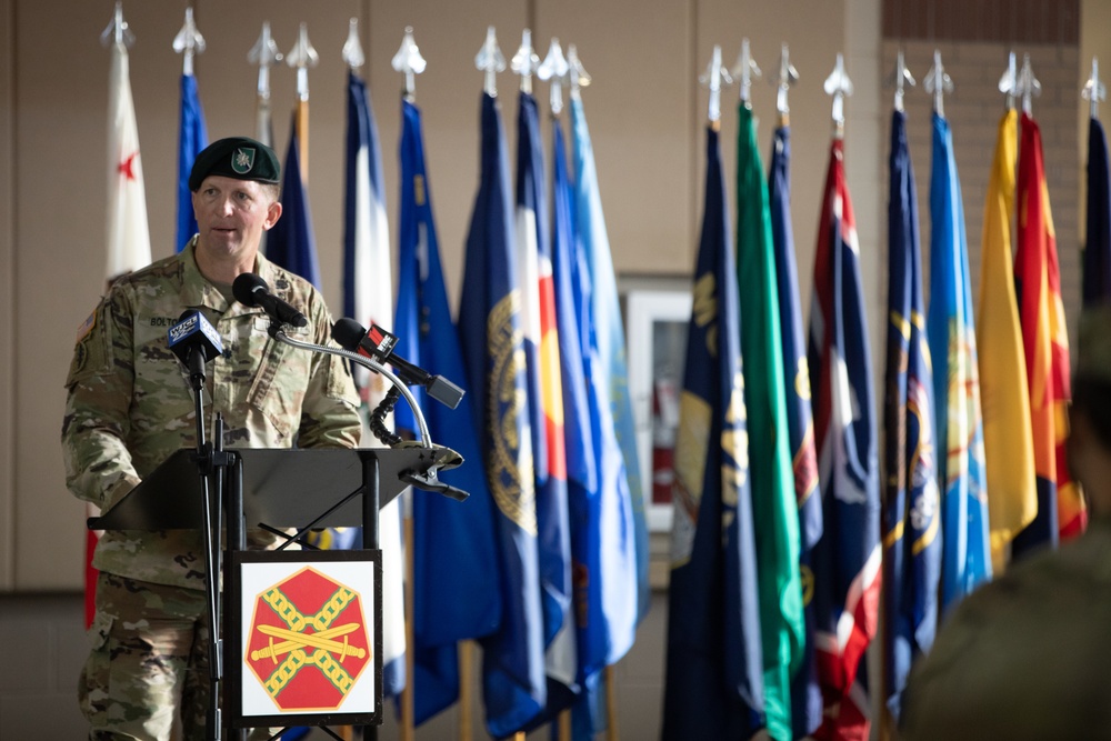 3rd Combat Aviation Brigade breaks ground on a new hangar facility.