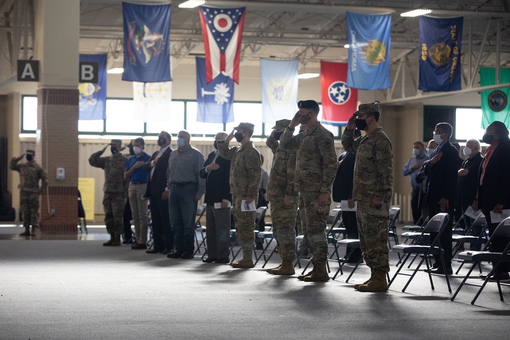 3rd Combat Aviation Brigade breaks ground on a new hangar facility.