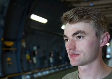 Travis AFB loads humanitarian cargo at JB Charleston