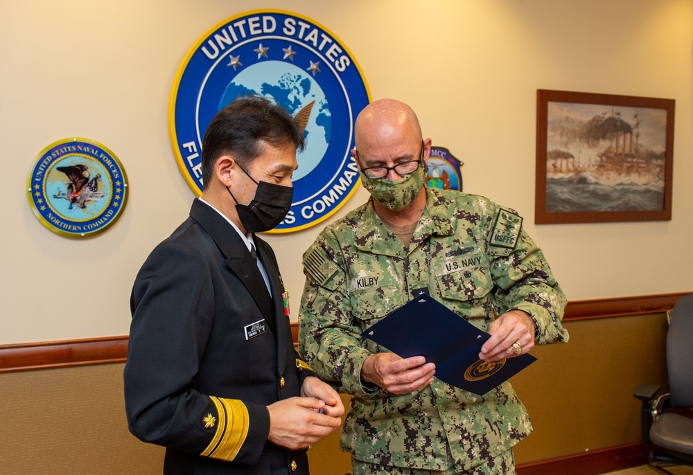 JMSDF Visits USFFC