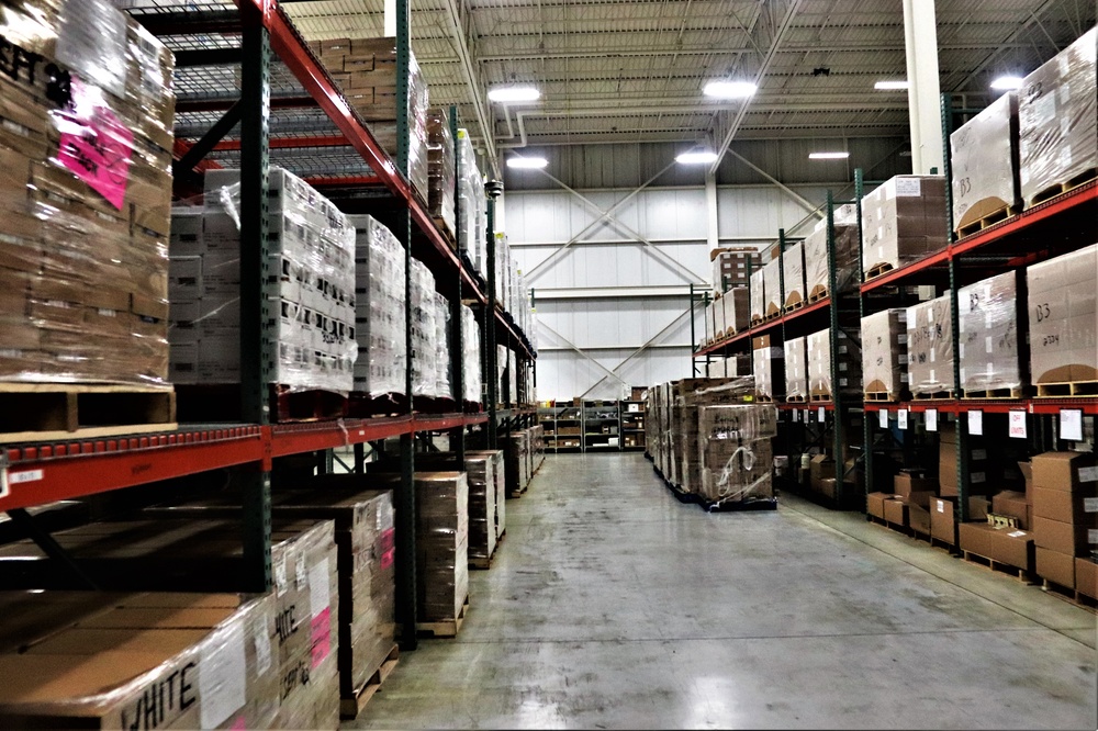 Fort McCoy Logistics Readiness Center food service warehouse operations continue at steady pace