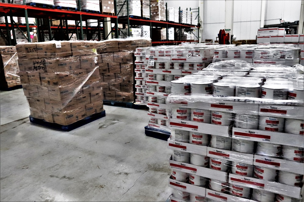Fort McCoy Logistics Readiness Center food service warehouse operations continue at steady pace
