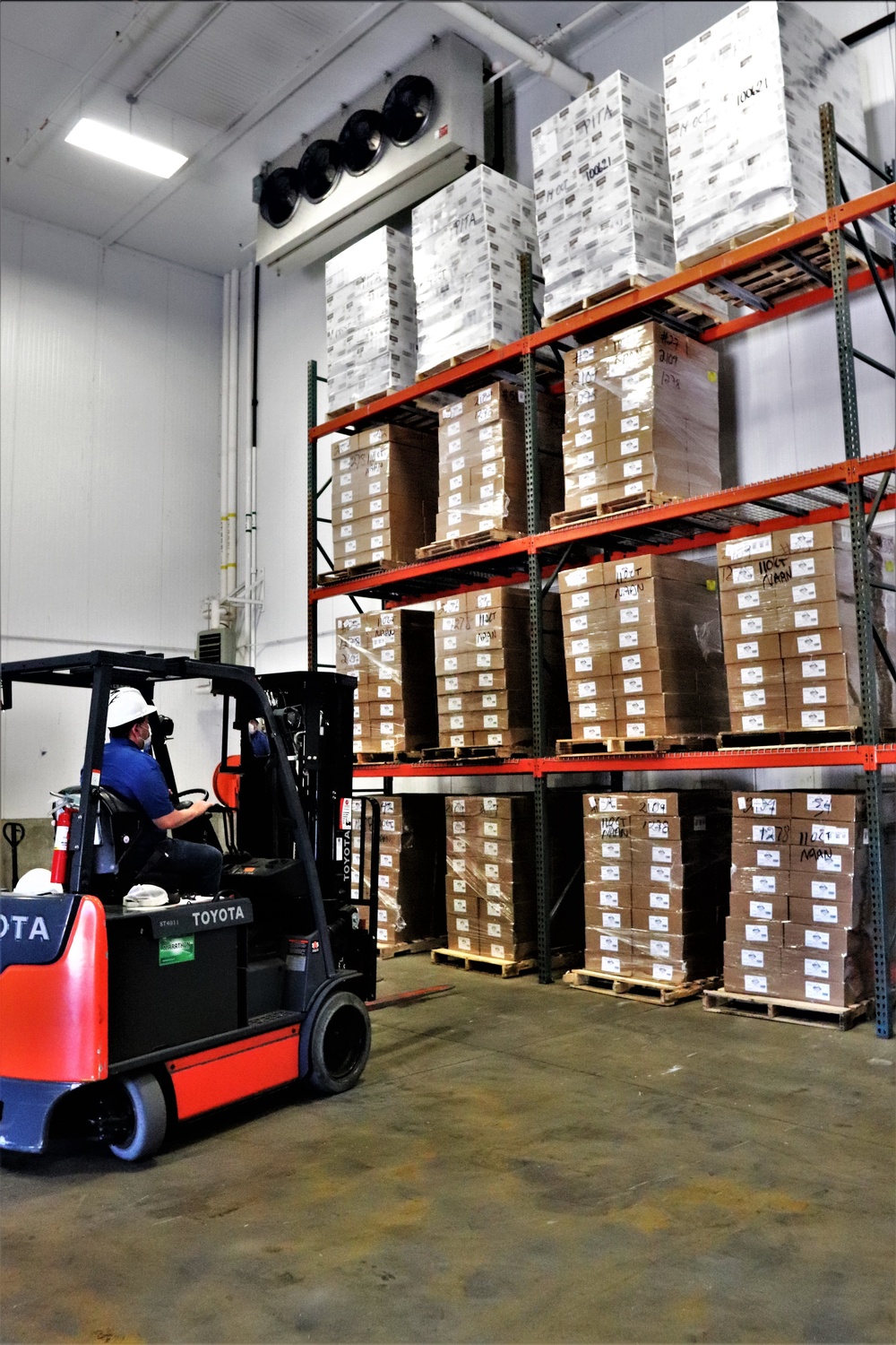 Fort McCoy Logistics Readiness Center food service warehouse operations continue at steady pace