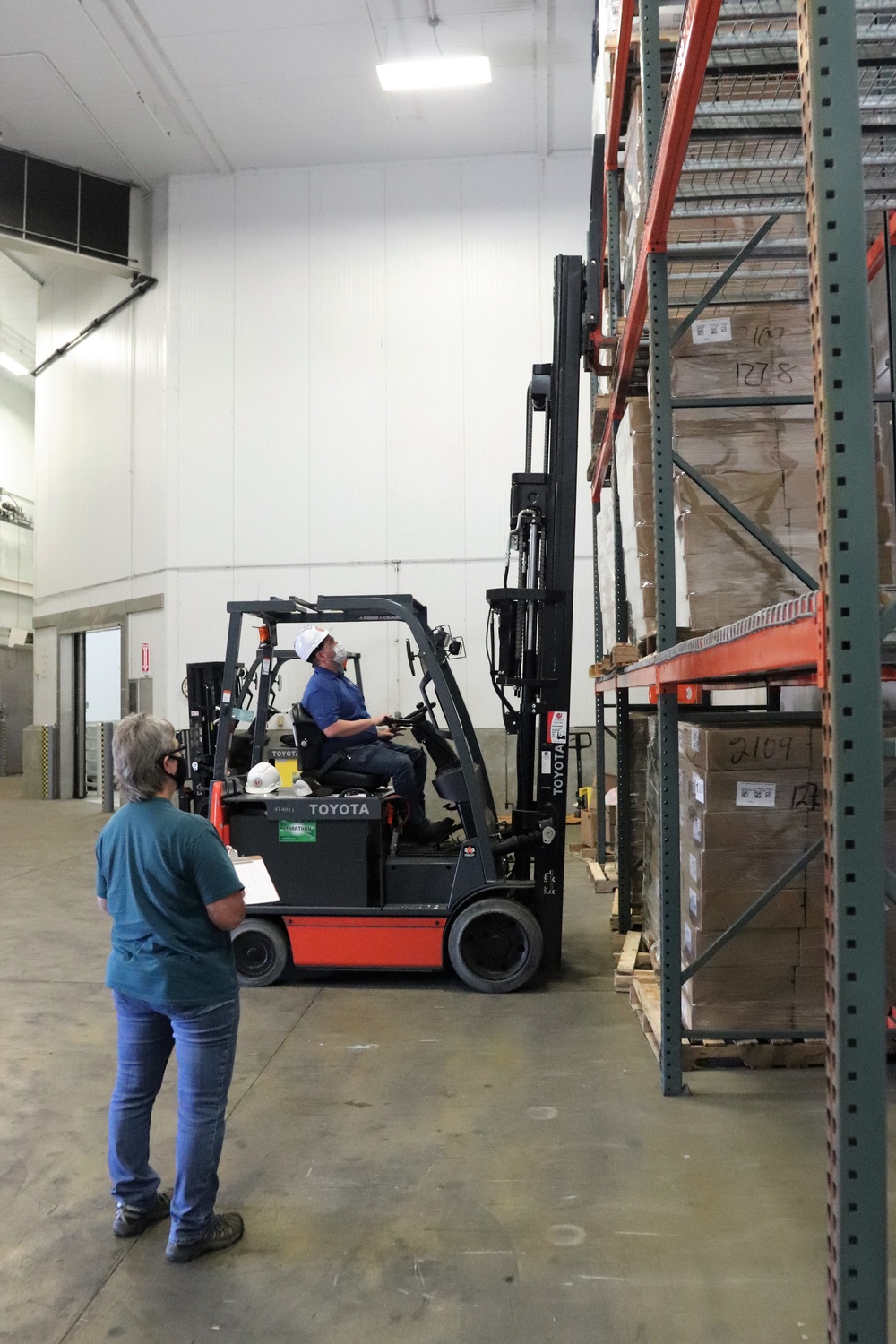Fort McCoy Logistics Readiness Center food service warehouse operations continue at steady pace