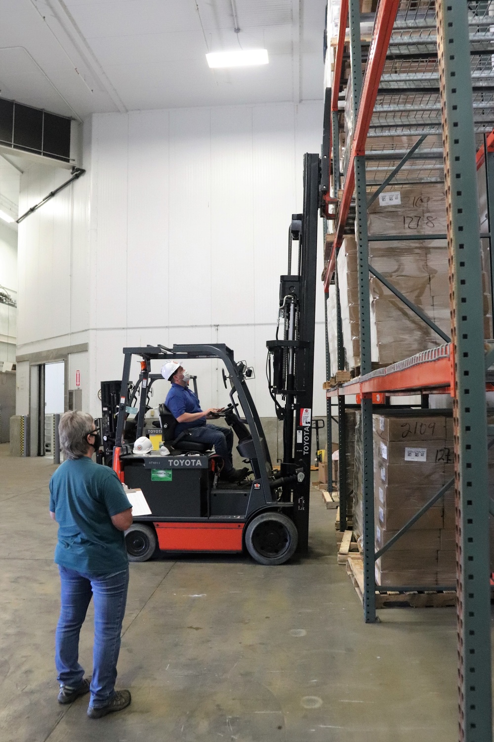 Fort McCoy Logistics Readiness Center food service warehouse operations continue at steady pace