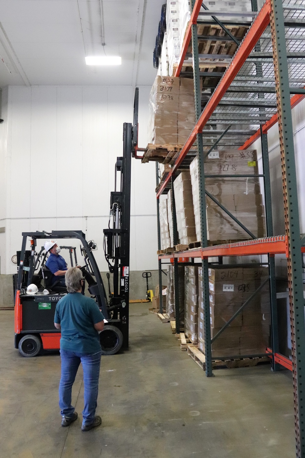 Fort McCoy Logistics Readiness Center food service warehouse operations continue at steady pace