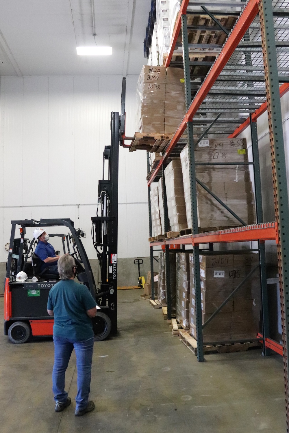 Fort McCoy Logistics Readiness Center food service warehouse operations continue at steady pace