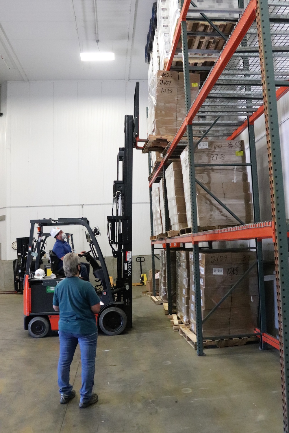 Fort McCoy Logistics Readiness Center food service warehouse operations continue at steady pace