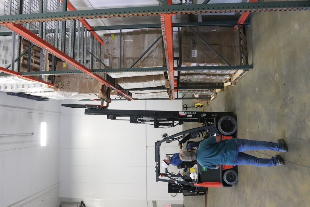 Fort McCoy Logistics Readiness Center food service warehouse operations continue at steady pace