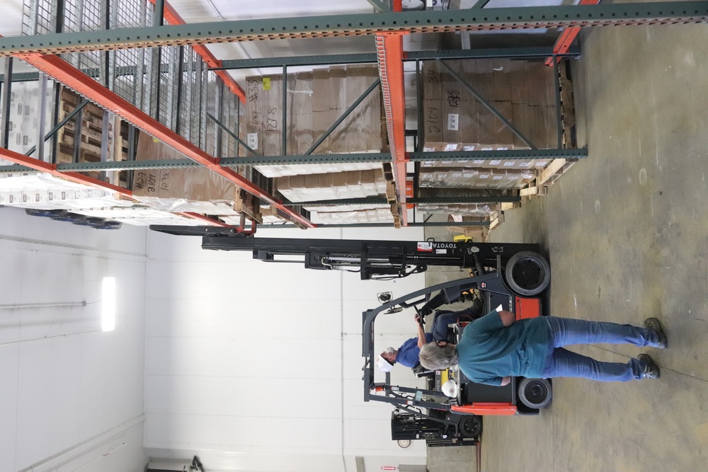 Fort McCoy Logistics Readiness Center food service warehouse operations continue at steady pace