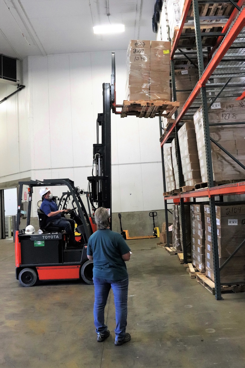 Fort McCoy Logistics Readiness Center food service warehouse operations continue at steady pace