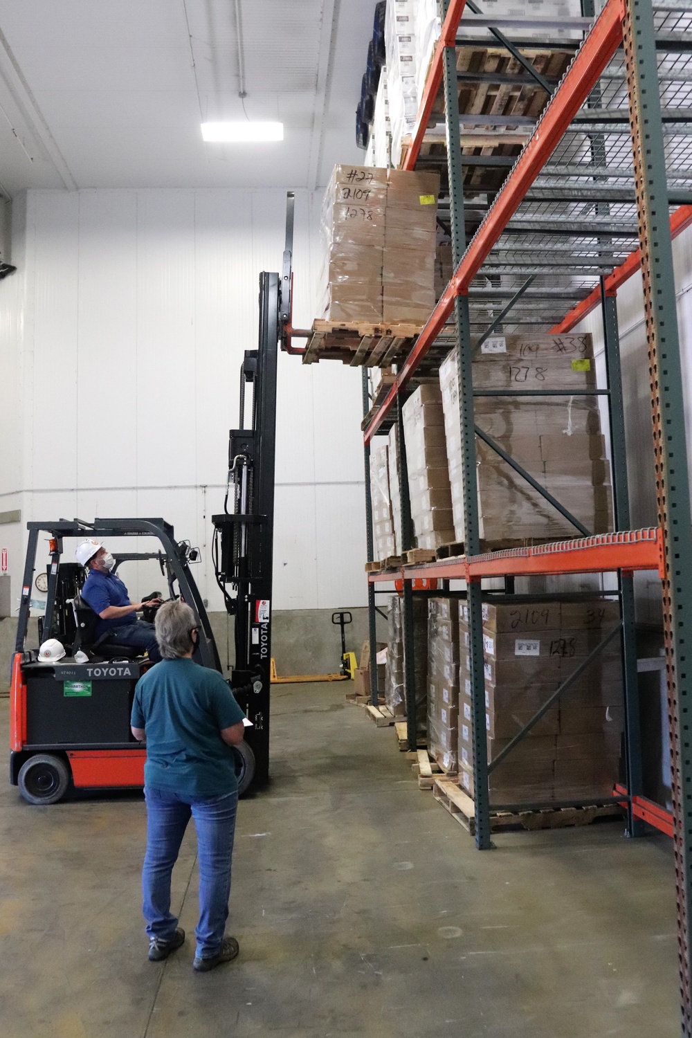 Fort McCoy Logistics Readiness Center food service warehouse operations continue at steady pace