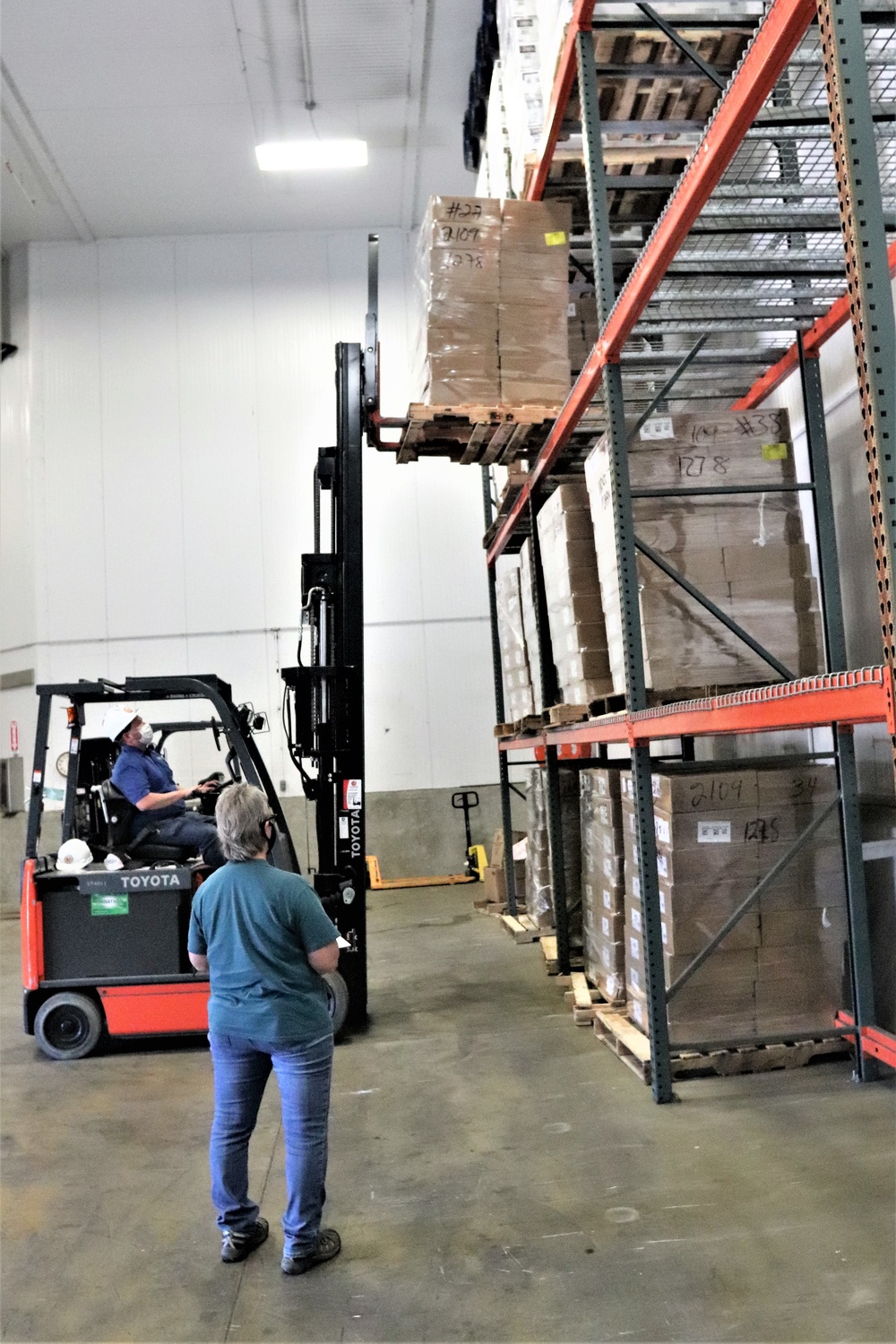 Fort McCoy Logistics Readiness Center food service warehouse operations continue at steady pace