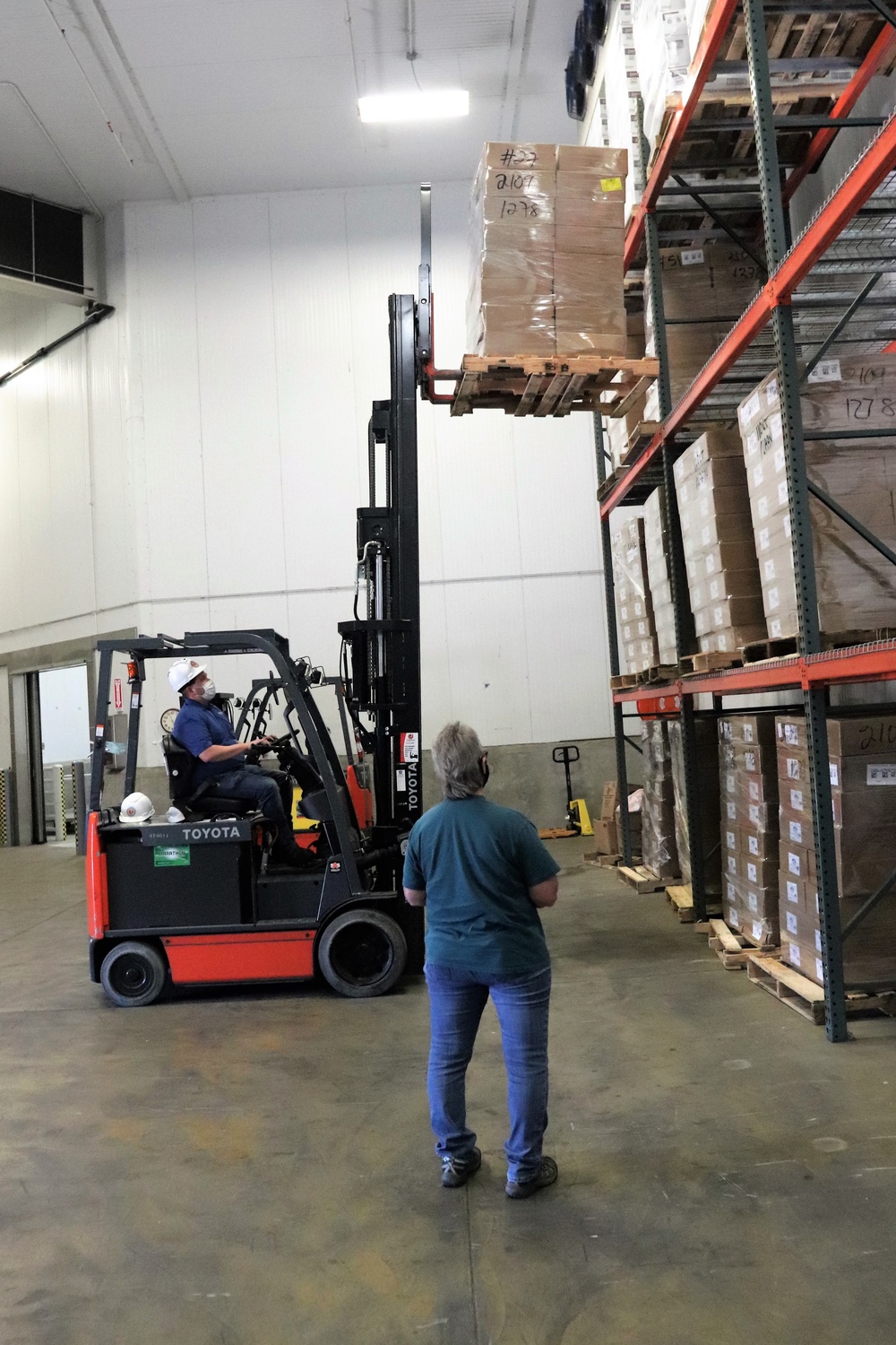 Fort McCoy Logistics Readiness Center food service warehouse operations continue at steady pace