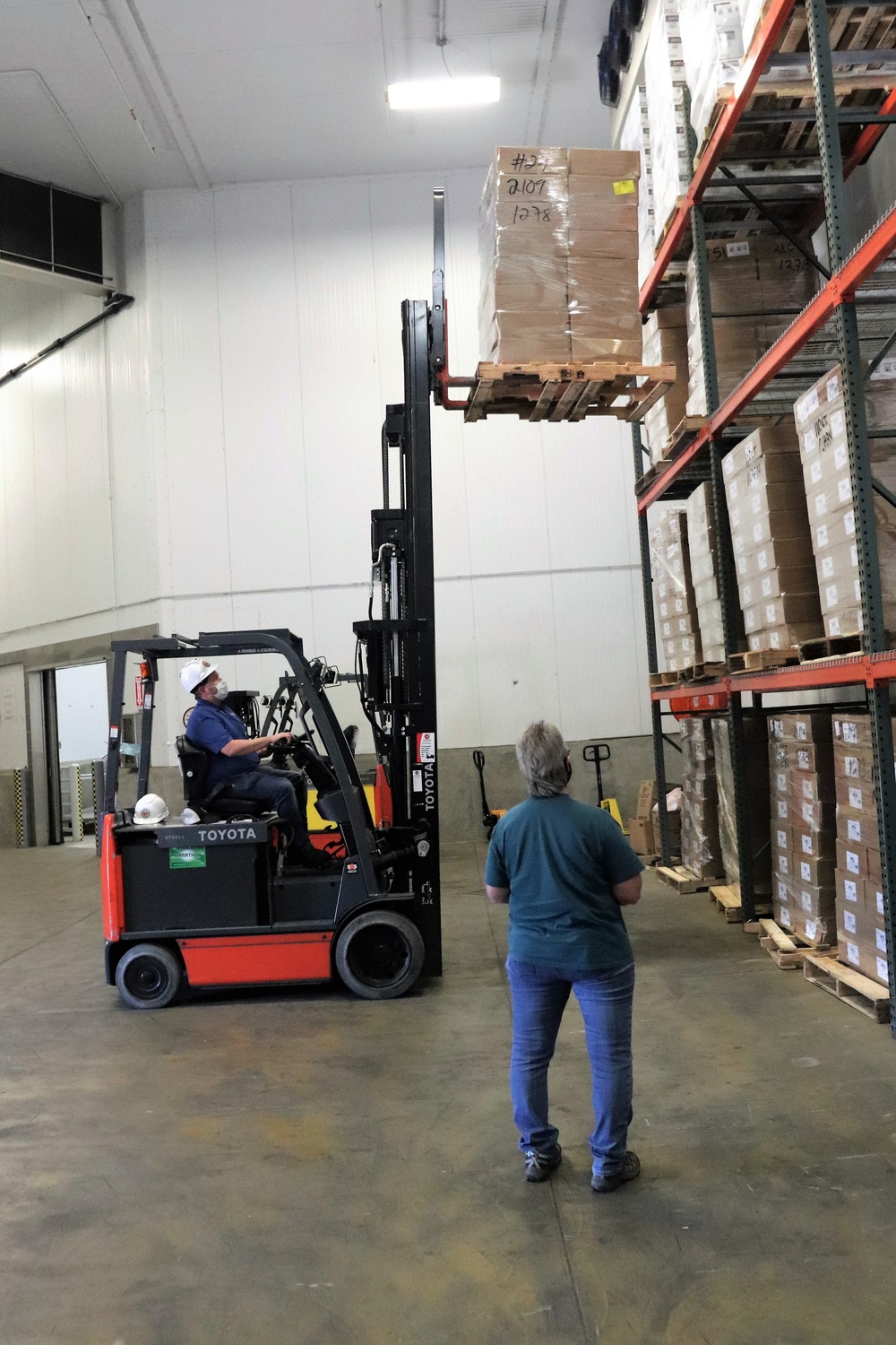 Fort McCoy Logistics Readiness Center food service warehouse operations continue at steady pace
