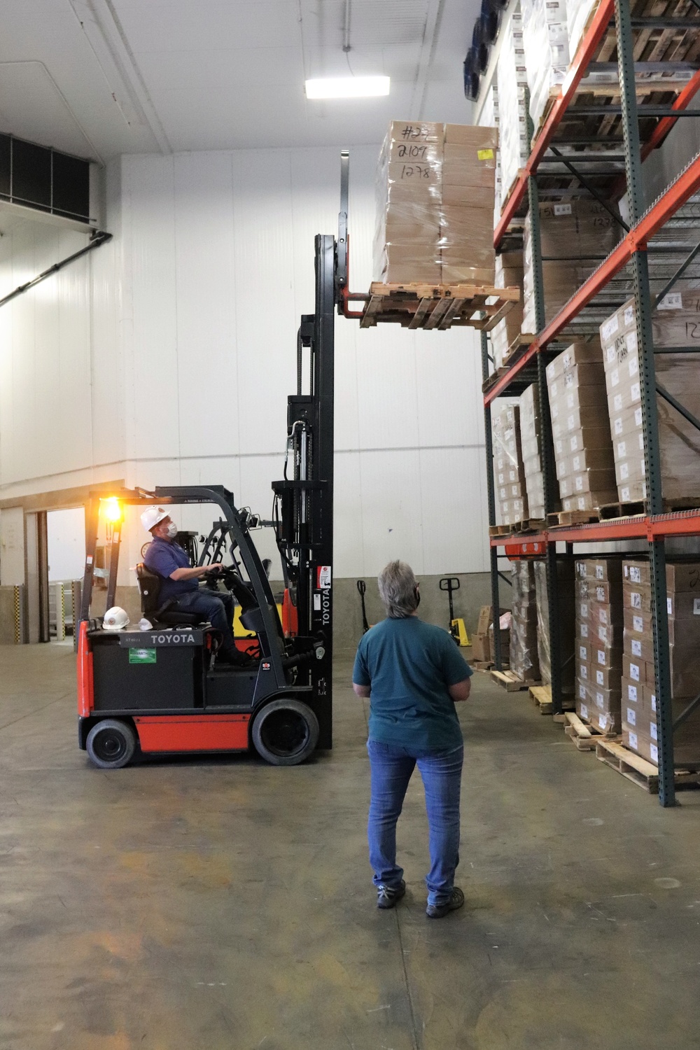 Fort McCoy Logistics Readiness Center food service warehouse operations continue at steady pace