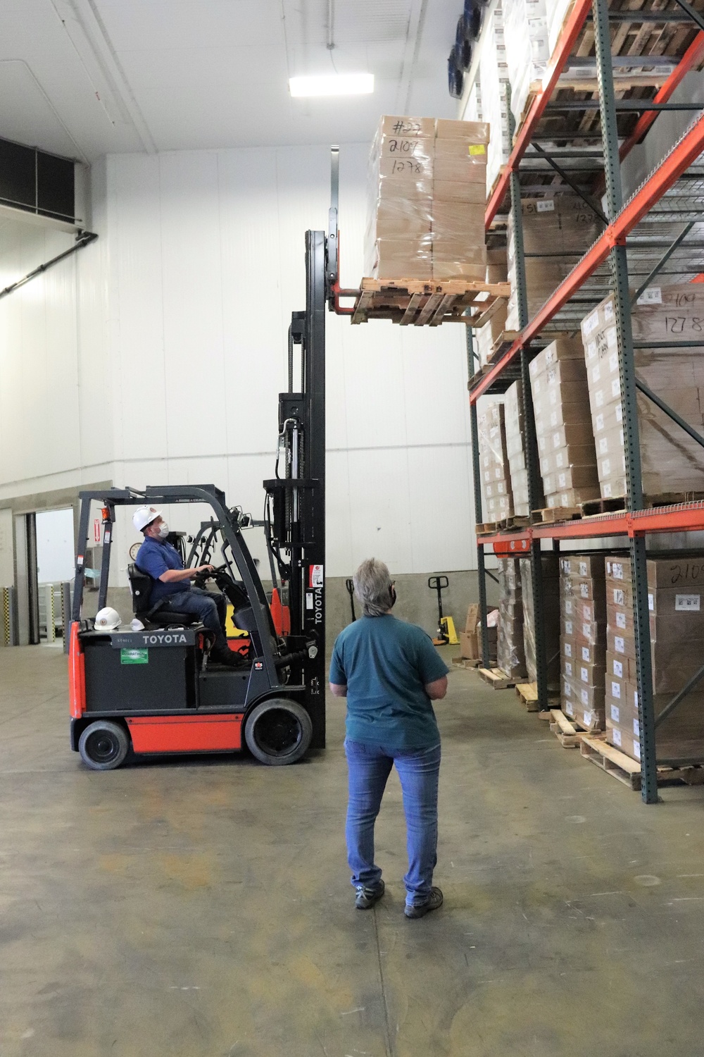 Fort McCoy Logistics Readiness Center food service warehouse operations continue at steady pace