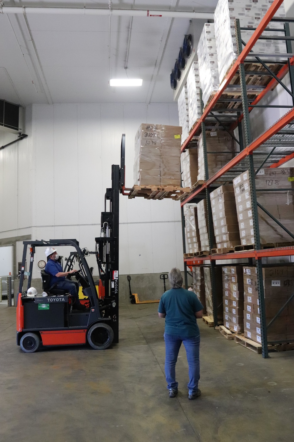Fort McCoy Logistics Readiness Center food service warehouse operations continue at steady pace