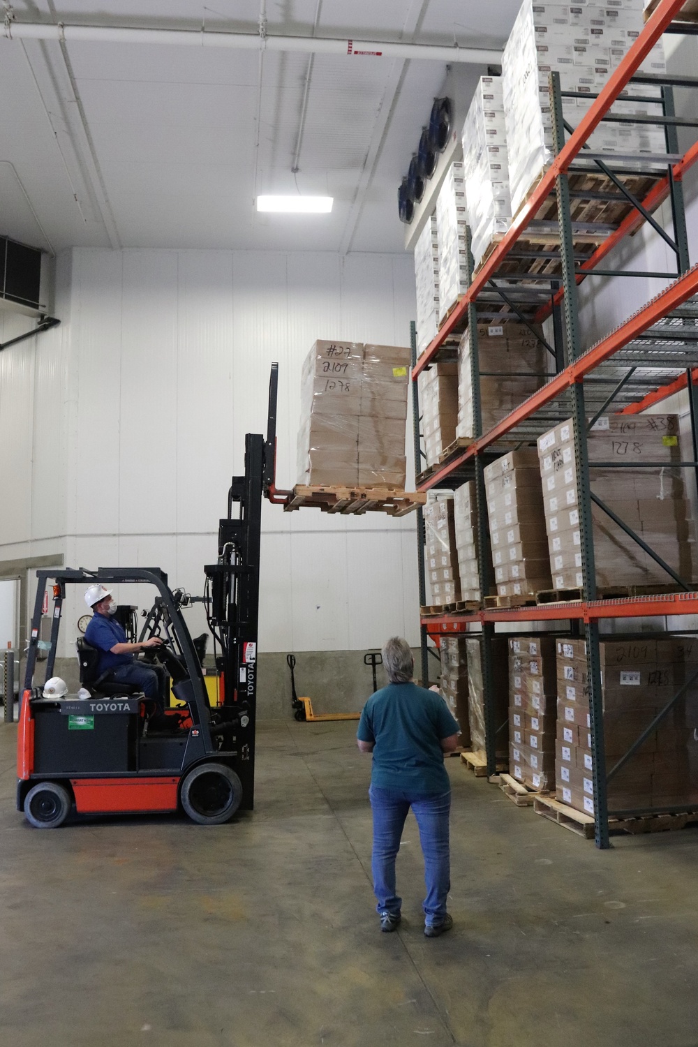 Fort McCoy Logistics Readiness Center food service warehouse operations continue at steady pace