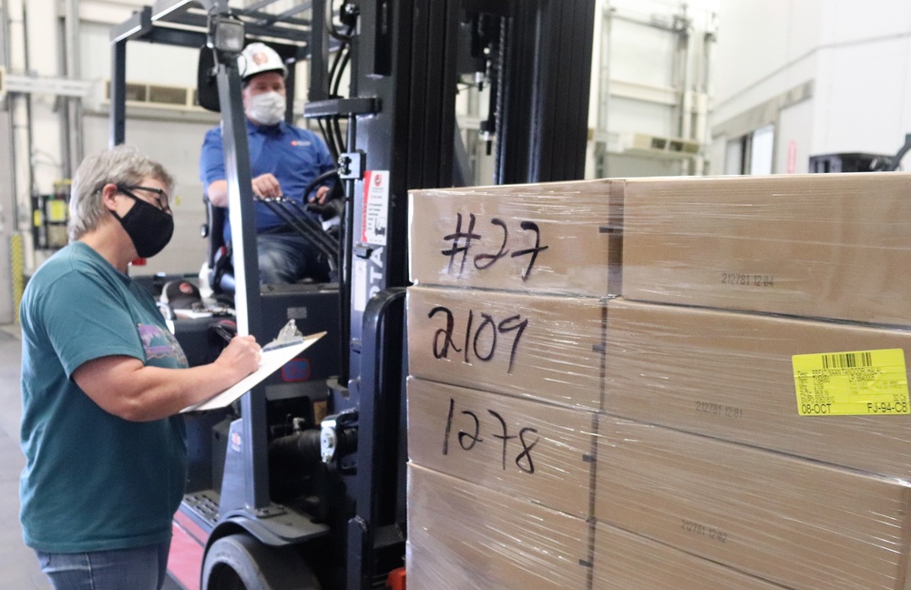 Fort McCoy Logistics Readiness Center food service warehouse operations continue at steady pace