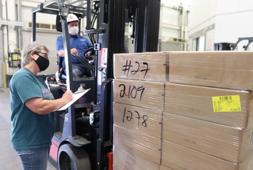 Fort McCoy Logistics Readiness Center food service warehouse operations continue at steady pace