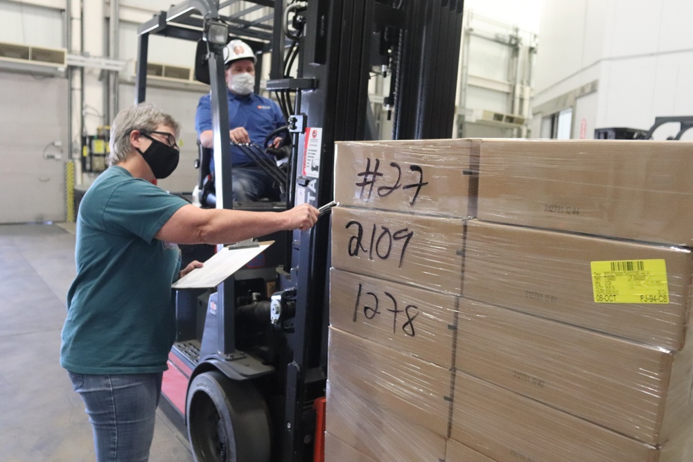 Fort McCoy Logistics Readiness Center food service warehouse operations continue at steady pace
