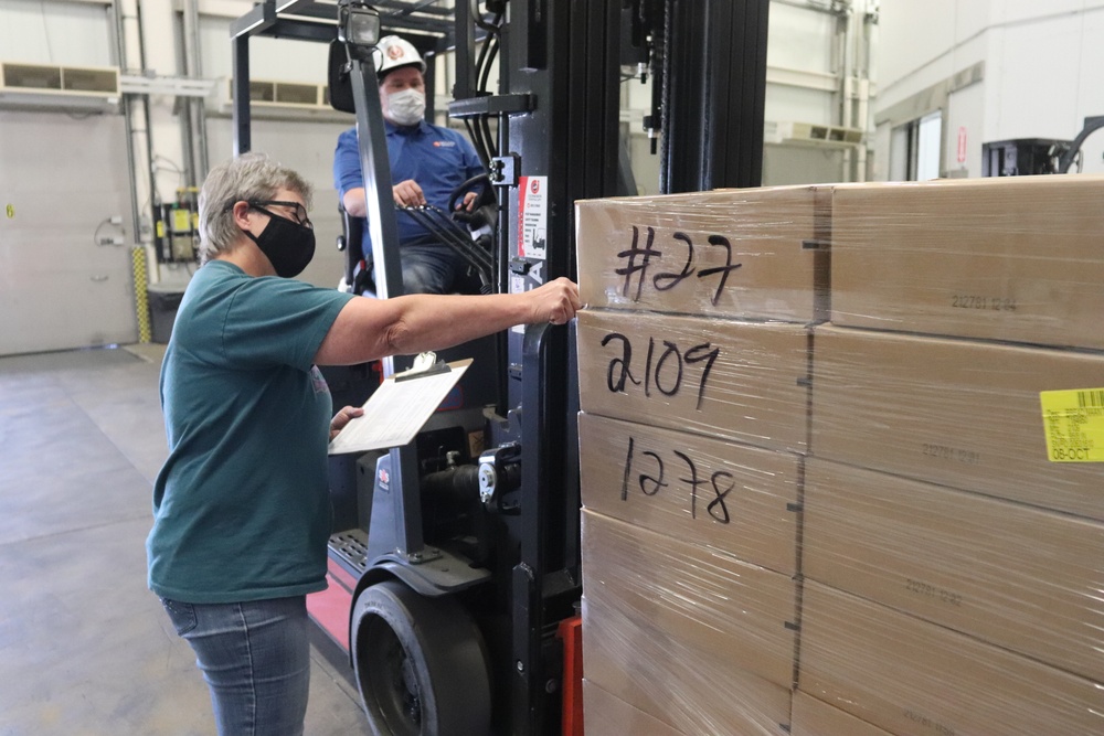 Fort McCoy Logistics Readiness Center food service warehouse operations continue at steady pace