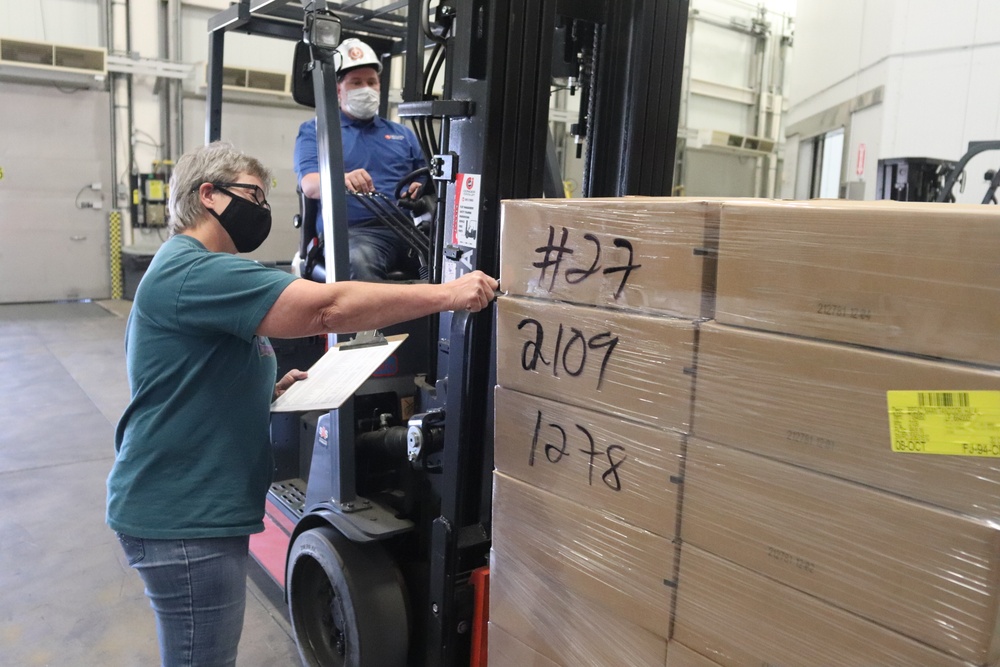 Fort McCoy Logistics Readiness Center food service warehouse operations continue at steady pace