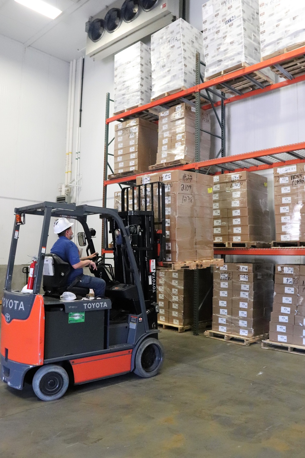 Fort McCoy Logistics Readiness Center food service warehouse operations continue at steady pace