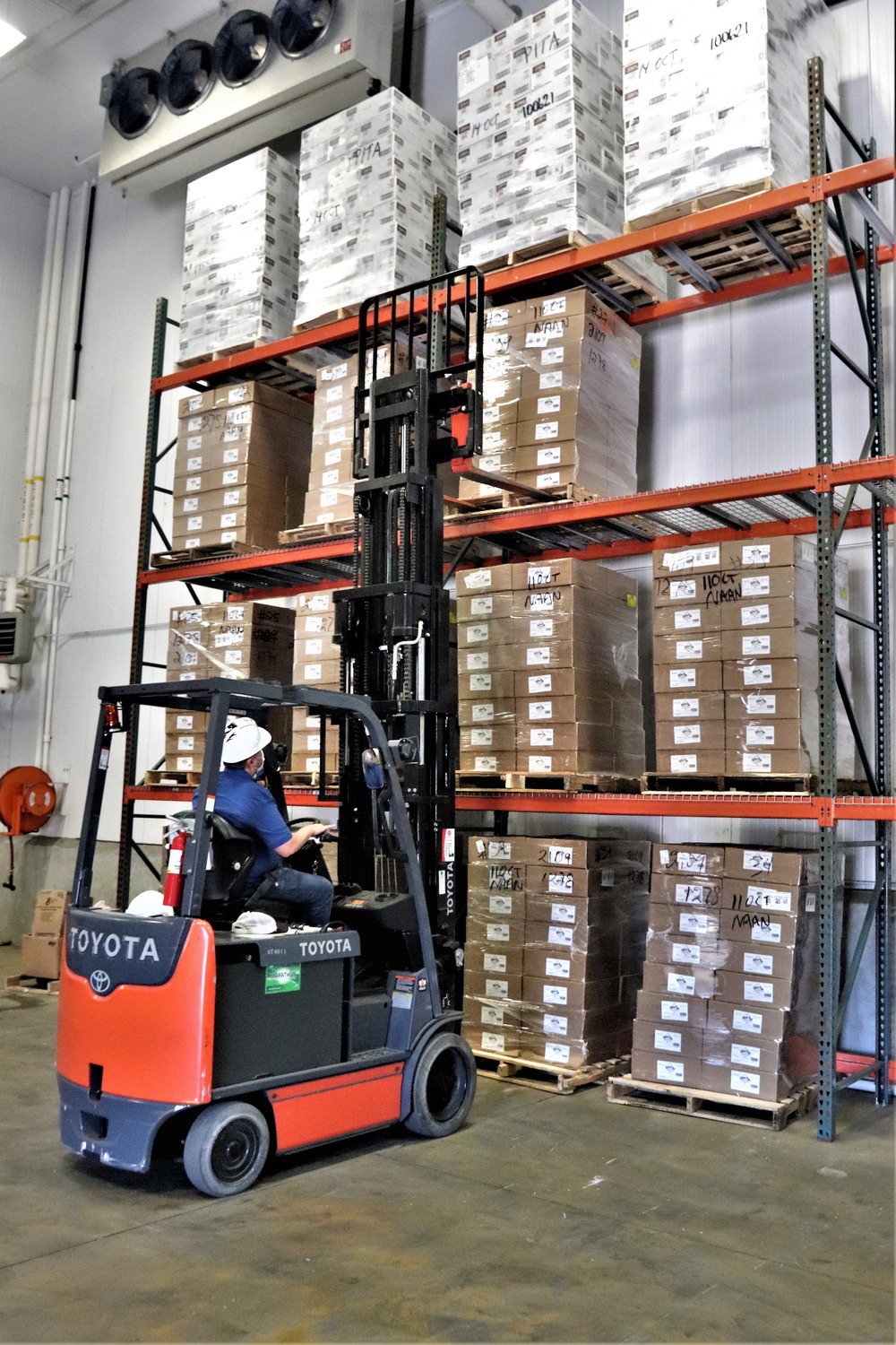 Fort McCoy Logistics Readiness Center food service warehouse operations continue at steady pace