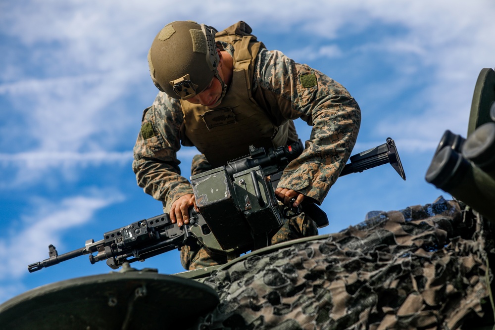 2nd LAR Bn. conducts Live-Fire training