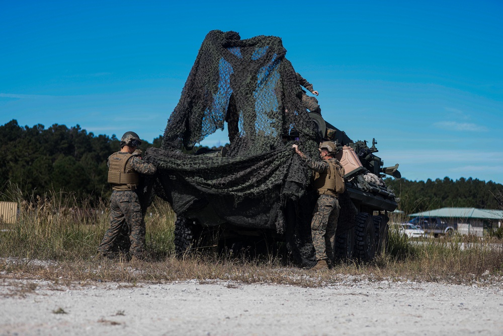 2nd LAR Bn. conducts Live-Fire training