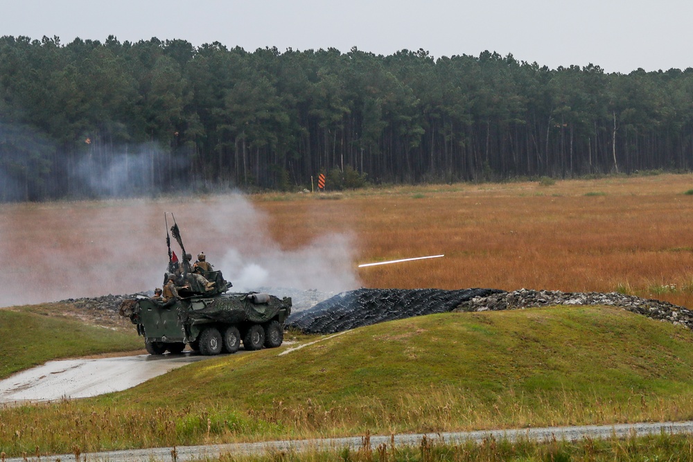 2nd LAR Bn. conducts Live-Fire training