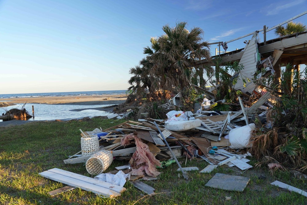 Hurricane Ida: Grand Isle Storm Damage