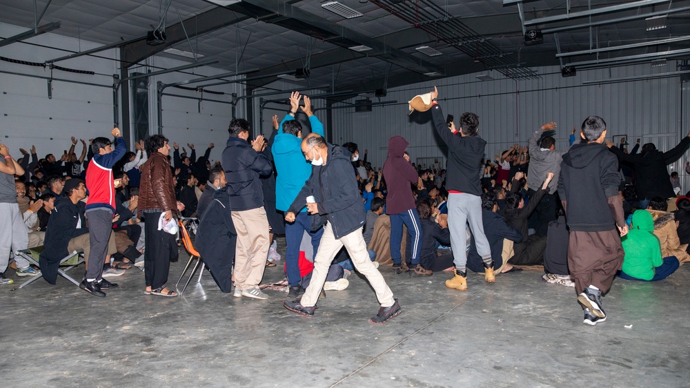 Afghan Evacuees Attend Cricket World Cup Watch Party