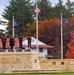 Fall colors and Fort McCoy's Veterans Memorial Plaza
