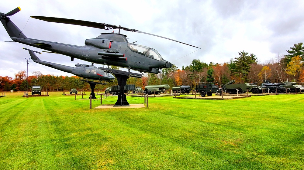 Fall 2021 scenes at Fort McCoy's Equipment Park